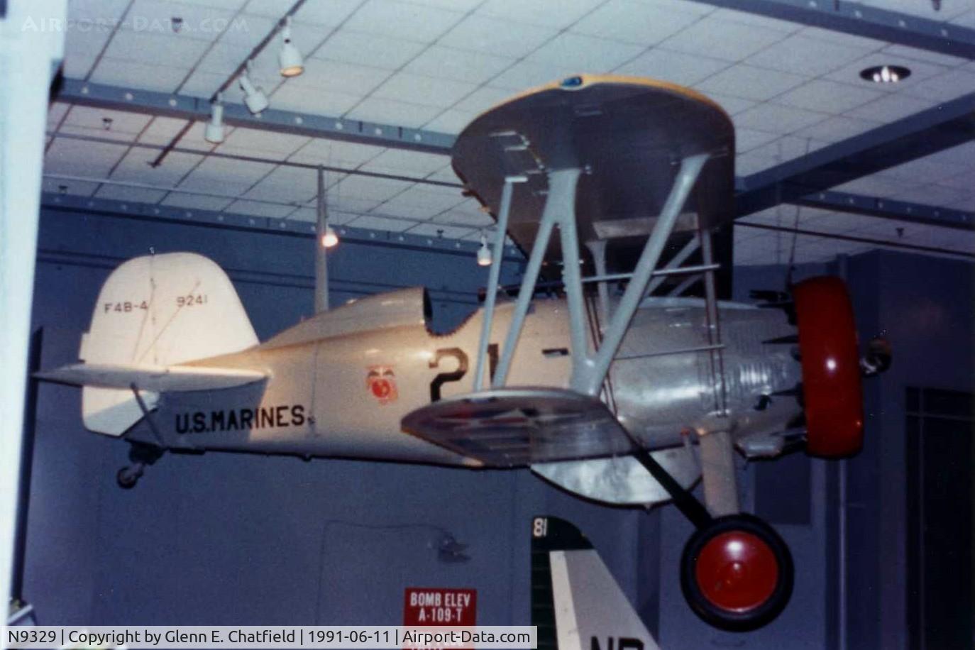 N9329, 1940 Boeing F4B-4 C/N 1757, F4B-4 at the National Air & Space Museum