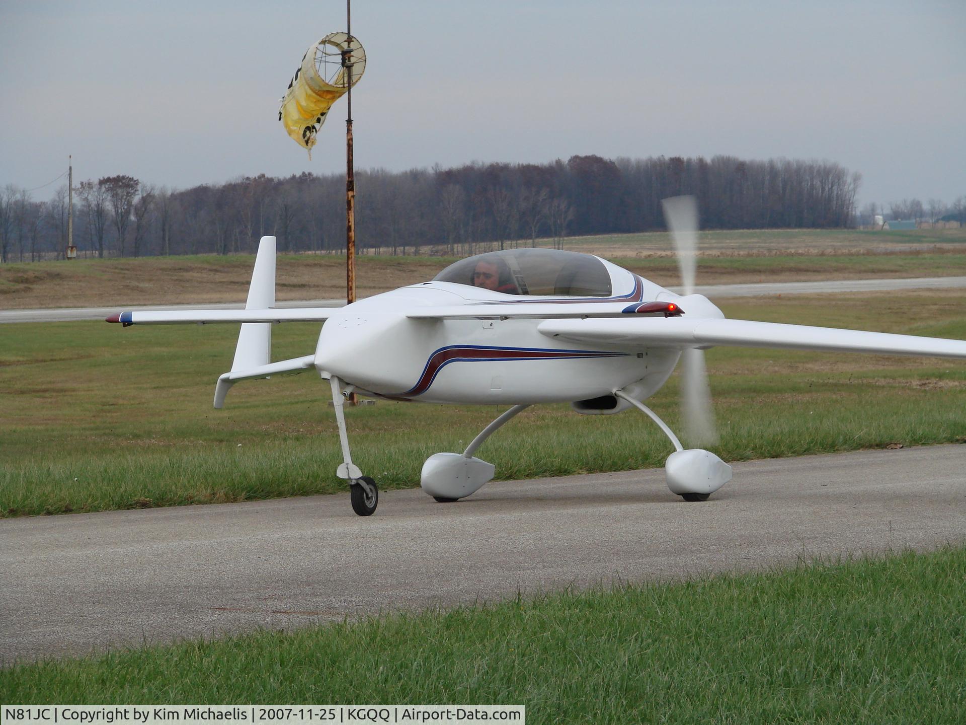 N81JC, 1979 Rutan VariEze C/N 244, Getting ready to go flying