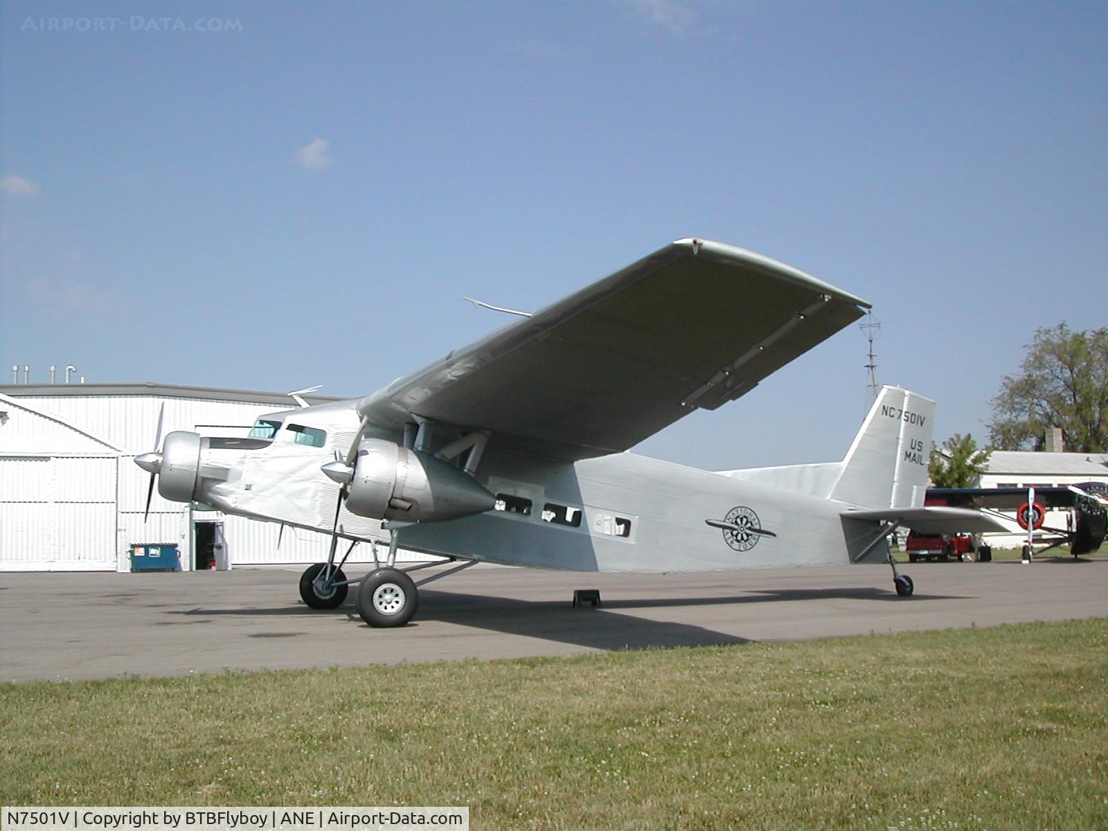 N7501V, Bushmaster 2000 C/N 1, In front of the Golden Wings Museum