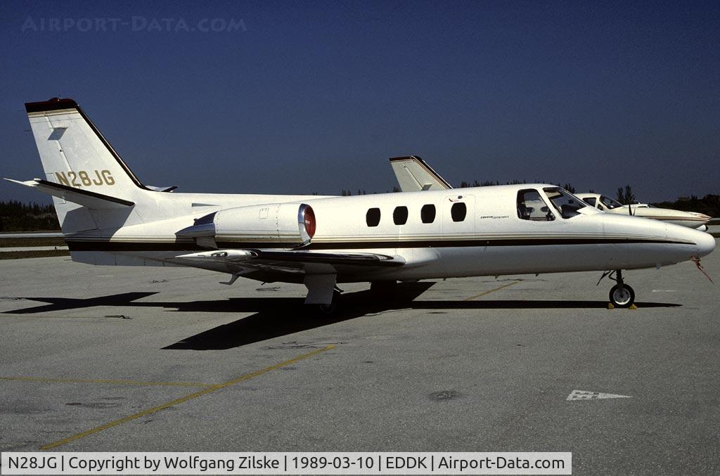 N28JG, 1981 Cessna 501 Citation I/SP C/N 501-0194, visitor