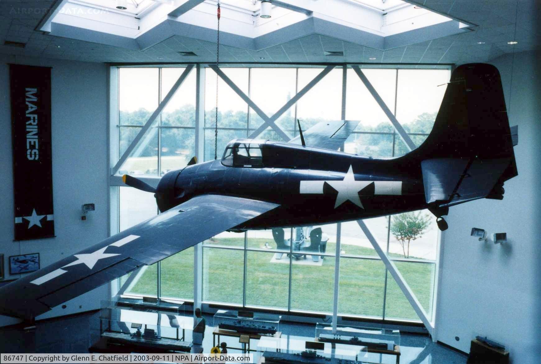 86747, General Motors (Grumman) FM-2 Wildcat C/N 5805, Wildcat at the National Museum of Naval Aviation.