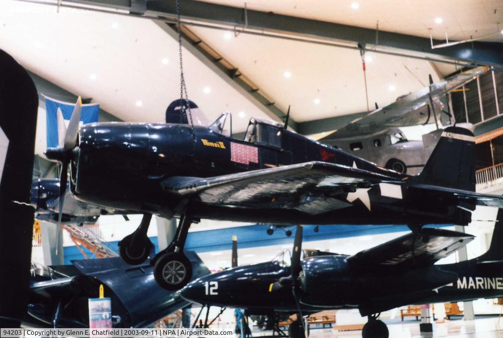 94203, Grumman F6F-5 Hellcat C/N A-11955, Hellcat at the National Museum of Naval Aviation