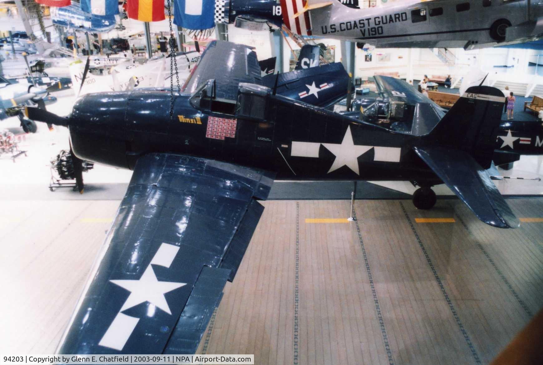 94203, Grumman F6F-5 Hellcat C/N A-11955, Hellcat at the National Museum of Naval Aviation