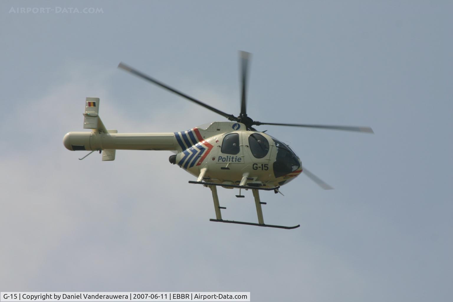G-15, 2000 McDonnell Douglas MD-520N C/N 0087, back from mission