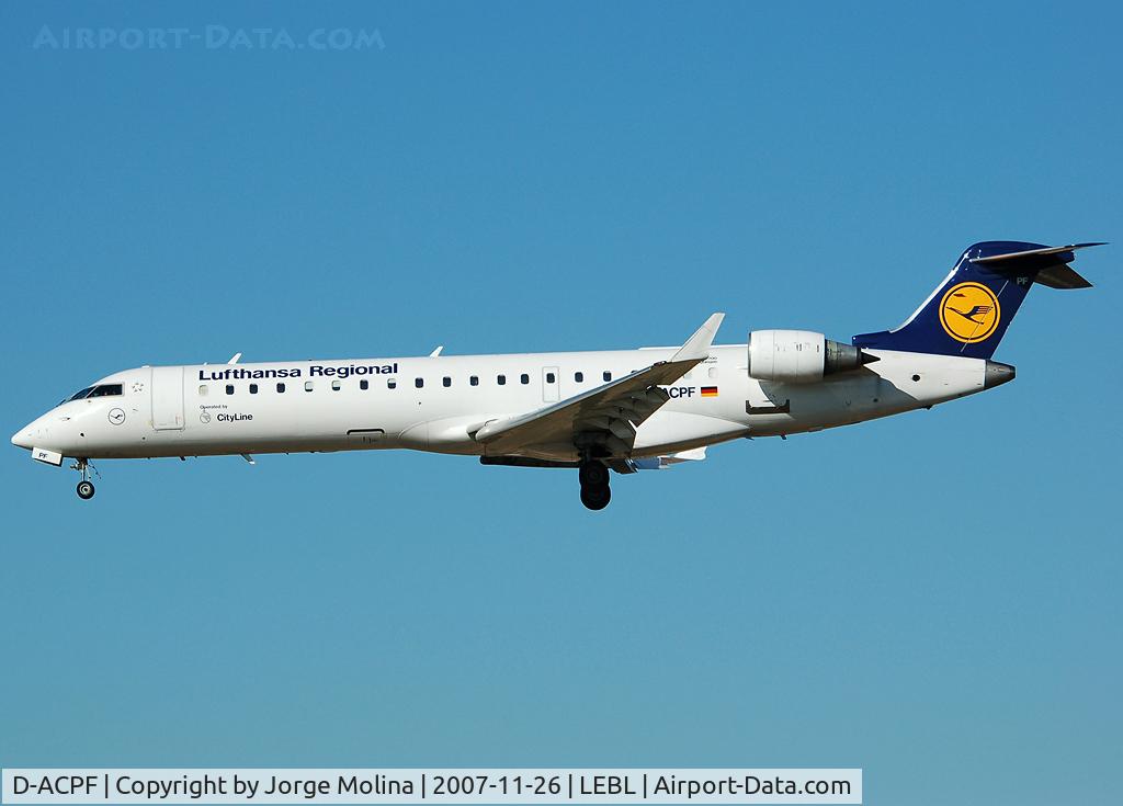 D-ACPF, 2001 Canadair CRJ-701ER (CL-600-2C10) Regional Jet C/N 10030, 