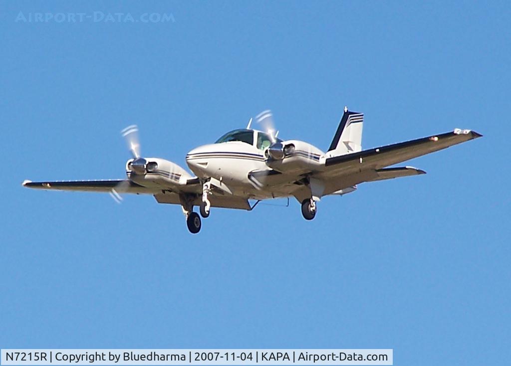 N7215R, 1976 Beech 95-B55 (T42A) Baron C/N TC-1944, Approach to 17L