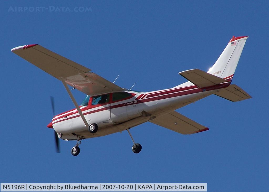 N5196R, 1978 Cessna TR182 Turbo Skylane RG C/N R18200640, Approach to 17L