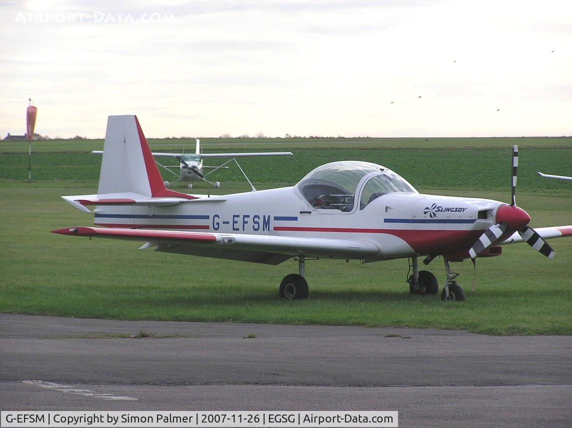 G-EFSM, 1989 Slingsby T-67M-260 Firefly C/N 2072, Slingsby Firefly at Stapleford