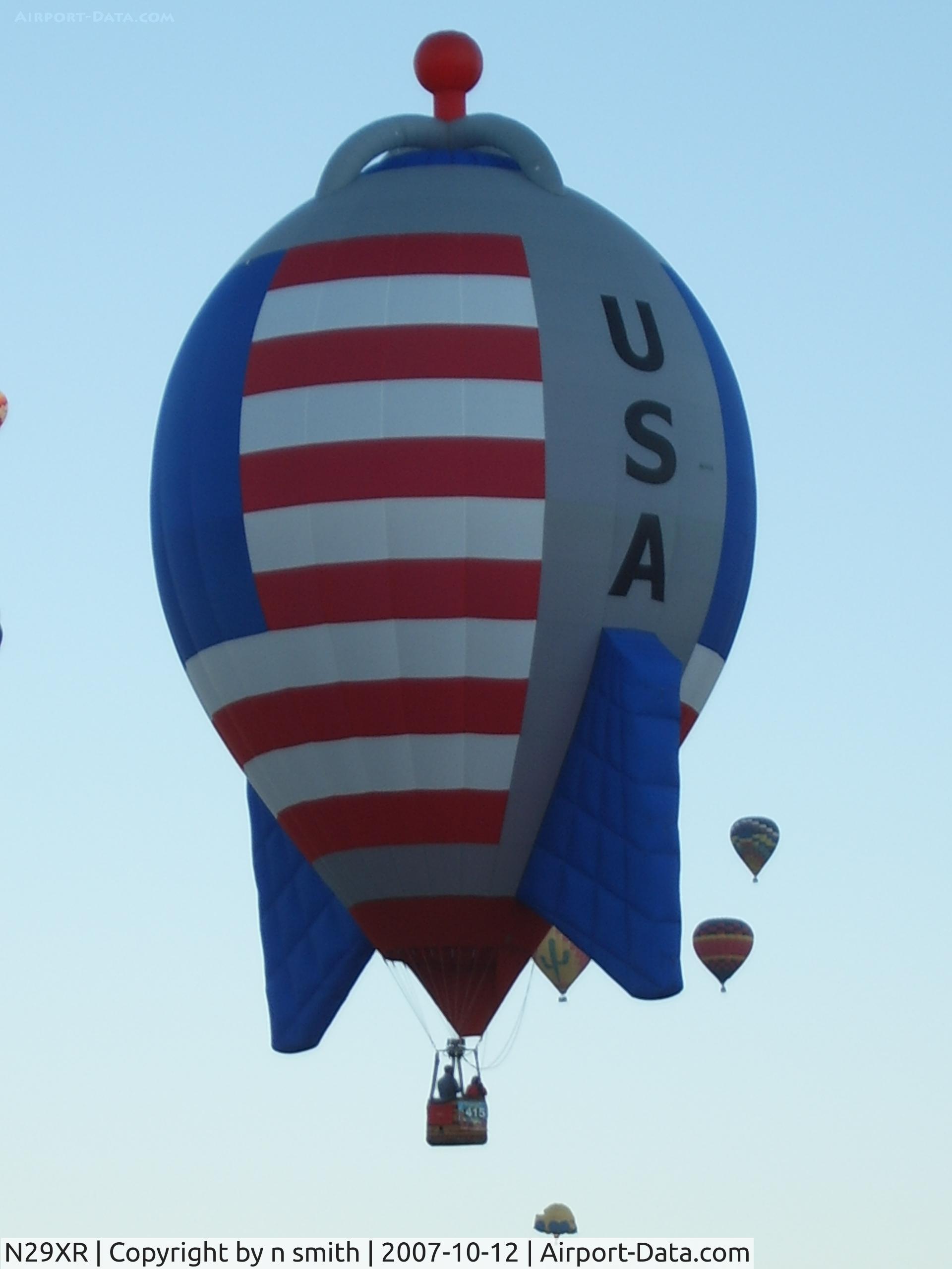 N29XR, 2006 Lindstrand Balloons 69X C/N 5334, Taken at Fiesta 2007