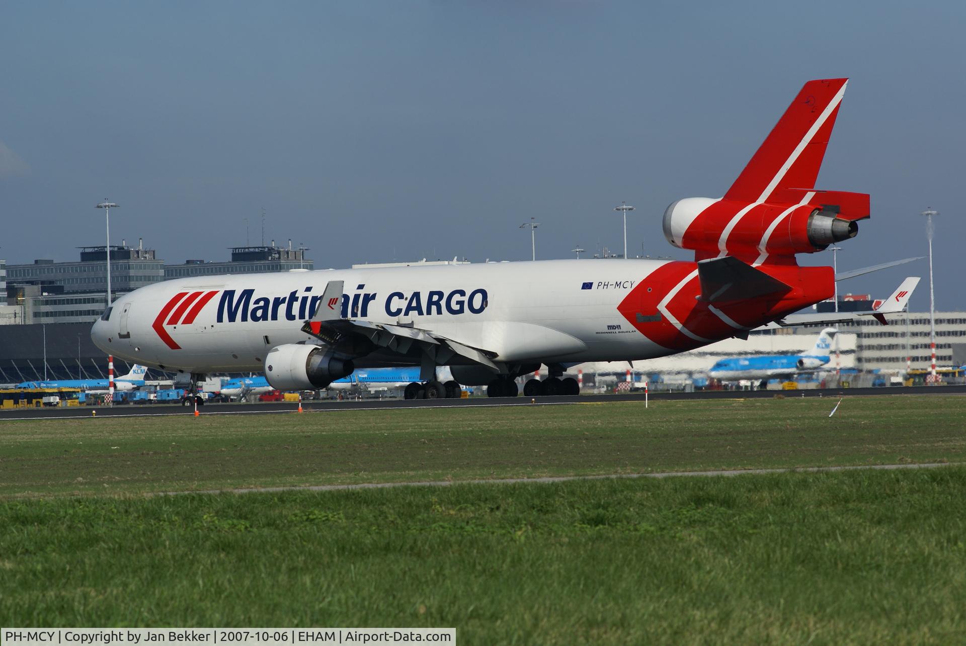 PH-MCY, 1991 McDonnell Douglas MD-11F C/N 48445, Schiphol