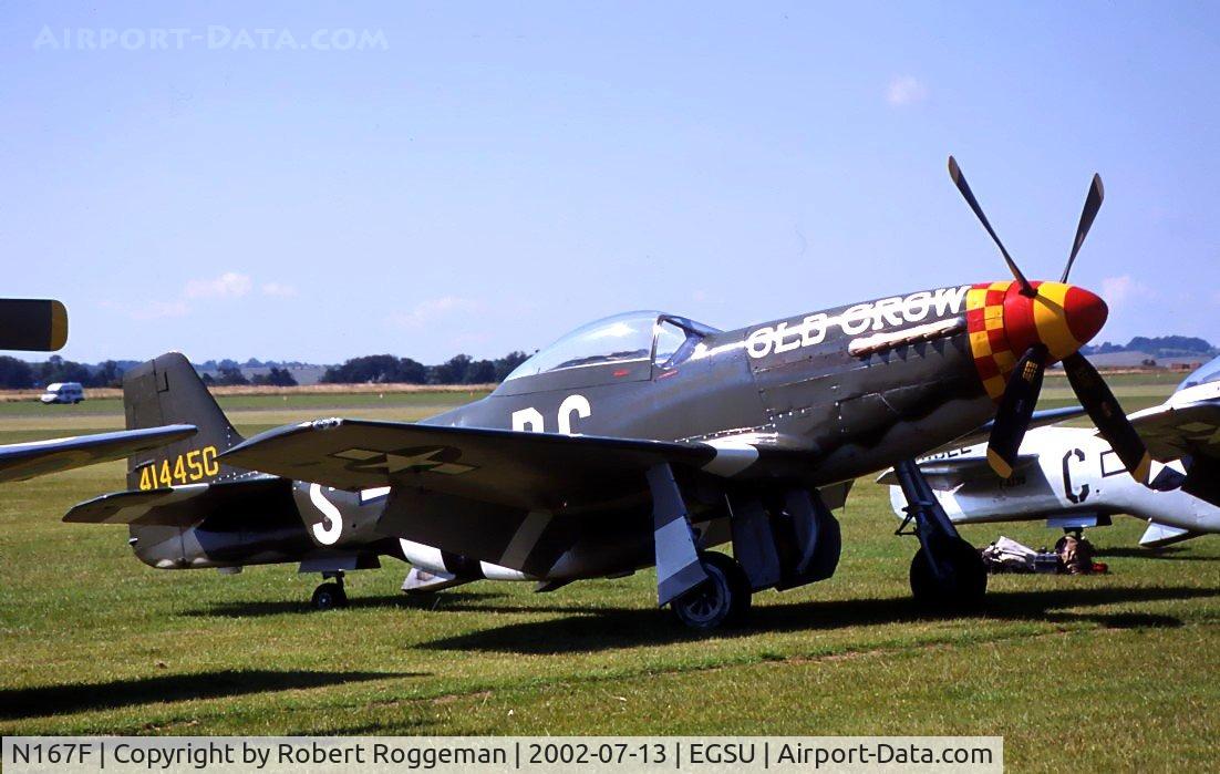 N167F, 1944 North American P-51D Mustang C/N 122-40417, P-51D.414450 B6 S.OLD CROW.Scandinavian Historic Flight.
