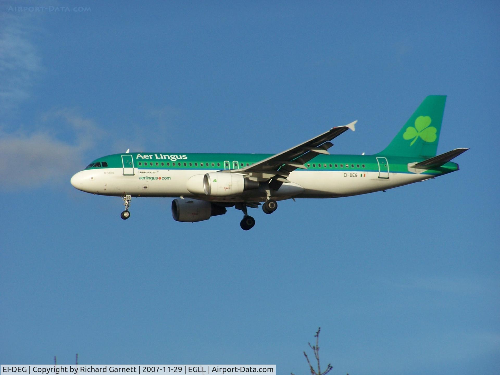 EI-DEG, 2004 Airbus A320-214 C/N 2272, Landing 27R