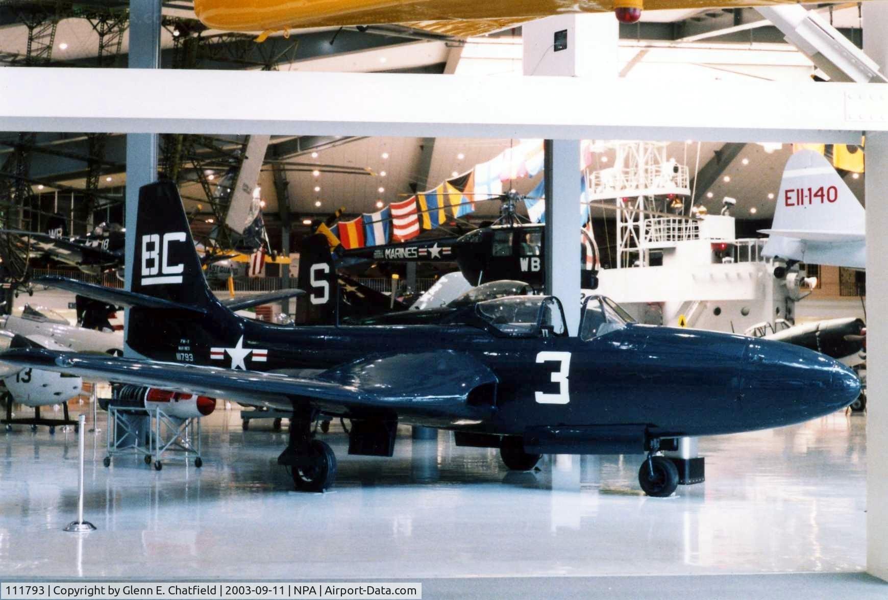 111793, McDonnell FH-1 Phantom I C/N 45, McDonnell Phantom at the National Museum of Naval Aviation