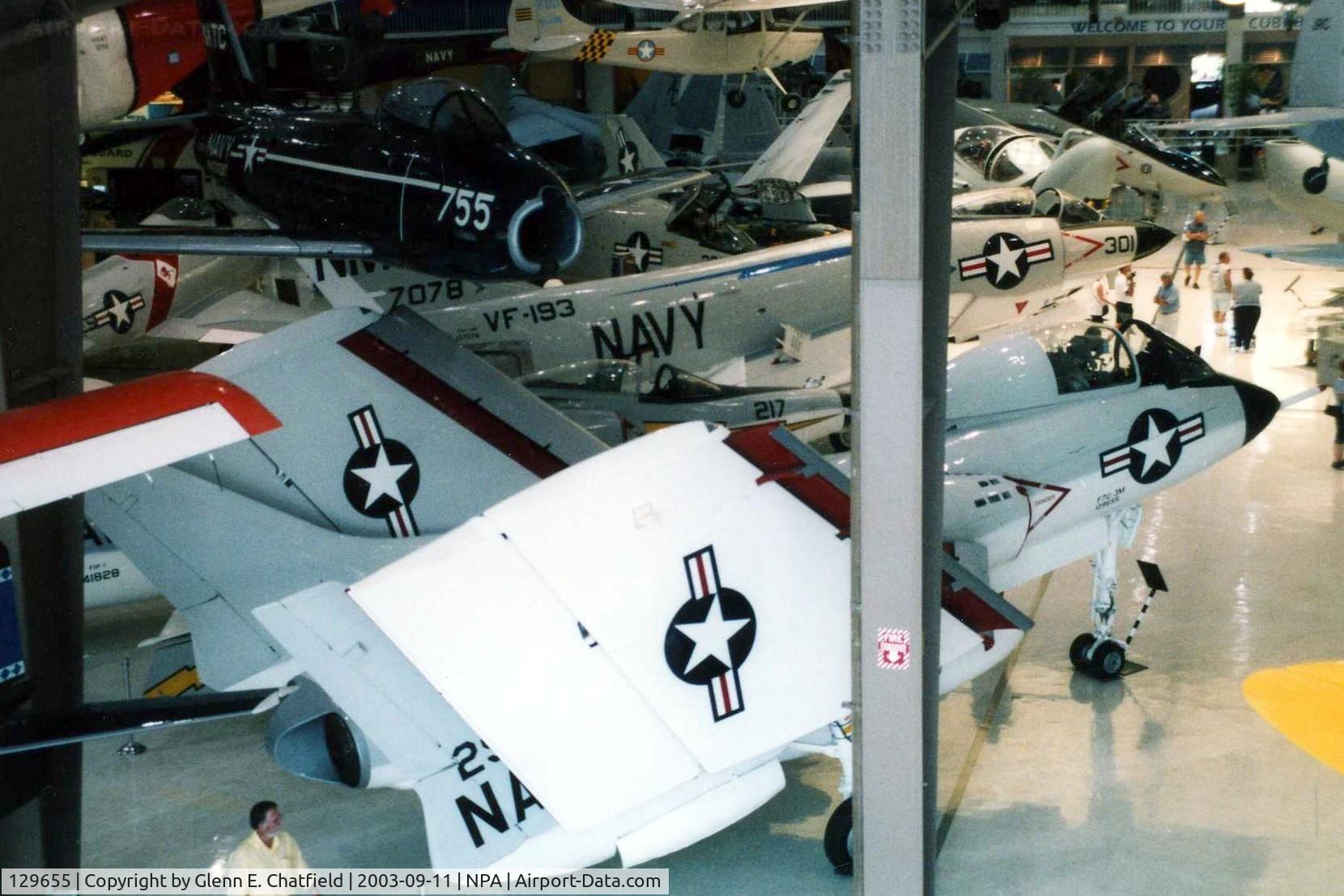 129655, 1954 Vought F7U-3M Cutlass C/N 139, Cutlass at the National Museum of Naval Aviation