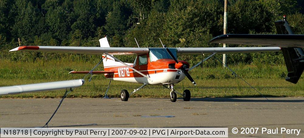 N18718, 1972 Cessna 150L C/N 15074058, Caught away from her home-drome