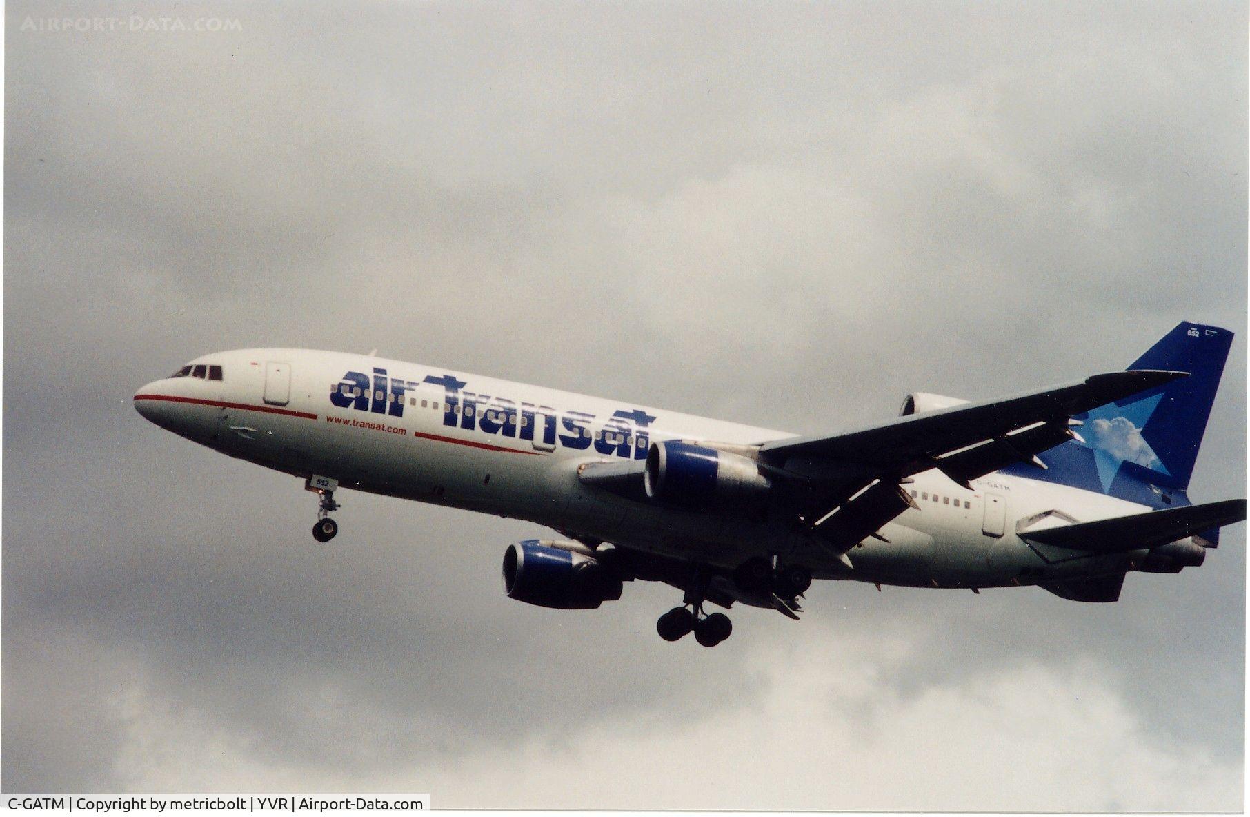C-GATM, 1982 Lockheed L-1011 Tristar 500 C/N 293F-1236, Landing at YVR,May 2003