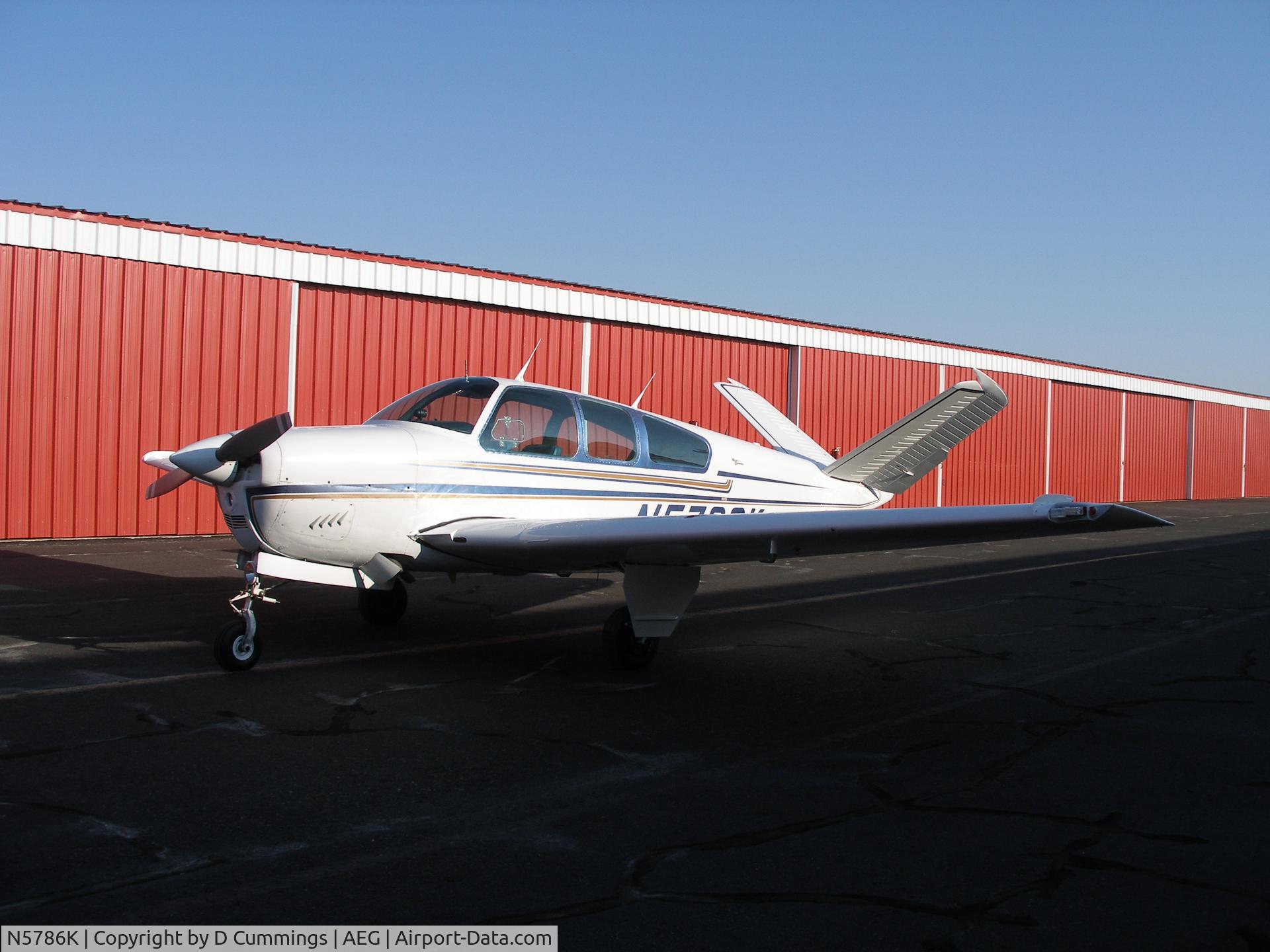 N5786K, 1964 Beech S35 Bonanza C/N D-7570, Double Eagle Airport