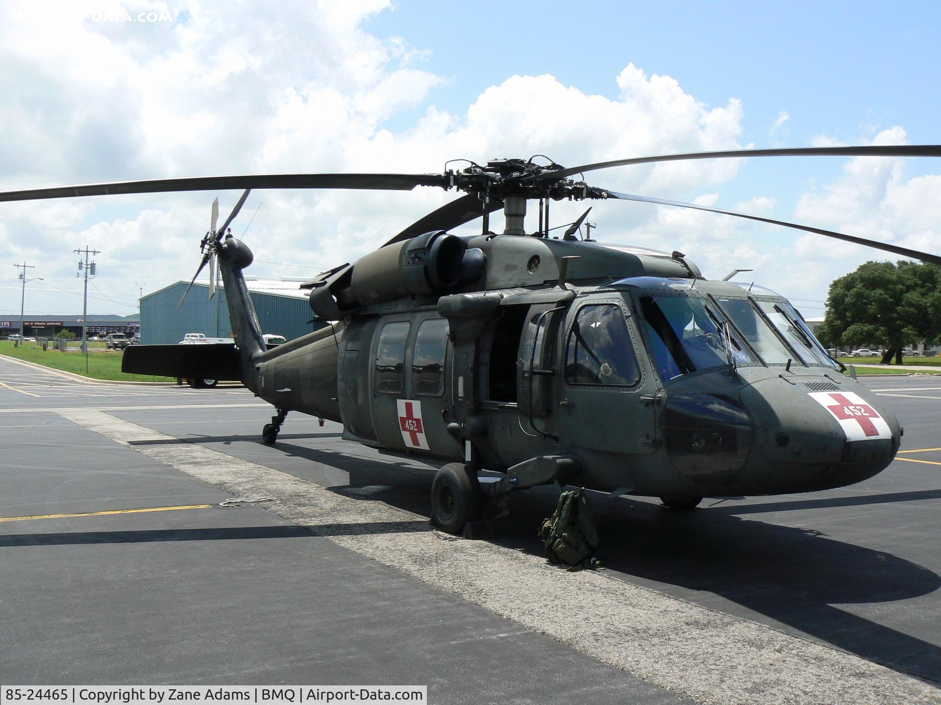 85-24465, 1985 Sikorsky EH-60A Black Hawk C/N 70-999, At Burnet Muni