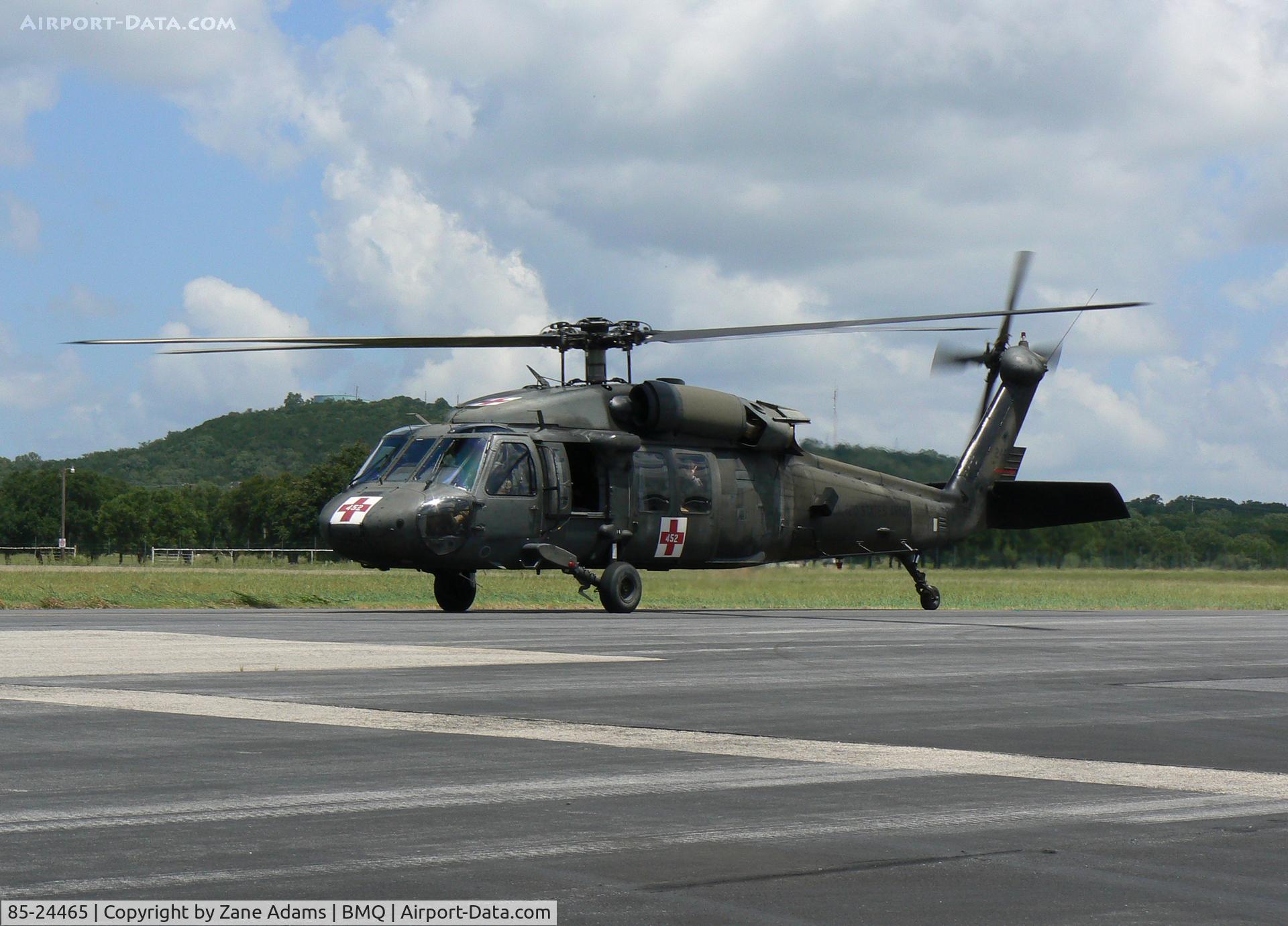 85-24465, 1985 Sikorsky EH-60A Black Hawk C/N 70-999, At Burnet Muni