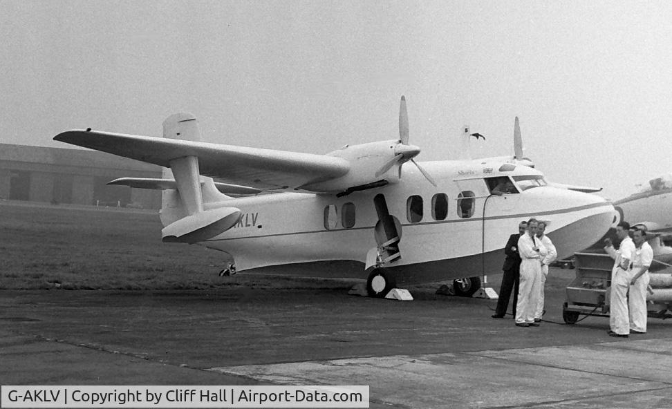 G-AKLV, 1947 Short SA-6 Sealand Mk.I C/N SH.1570, SBAC Farnborough 1951