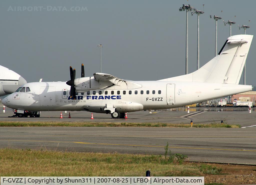 F-GVZZ, 1987 ATR 42-300 C/N 055, Parked at the General Aviation apron