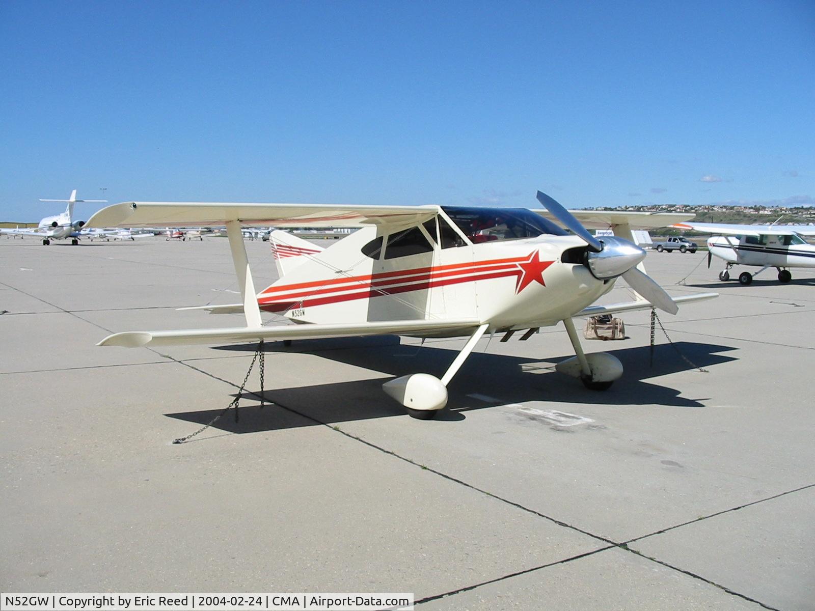 N52GW, 1986 Sorrell SNS-7 Hiperbipe C/N 224, On the ground at Camarillo