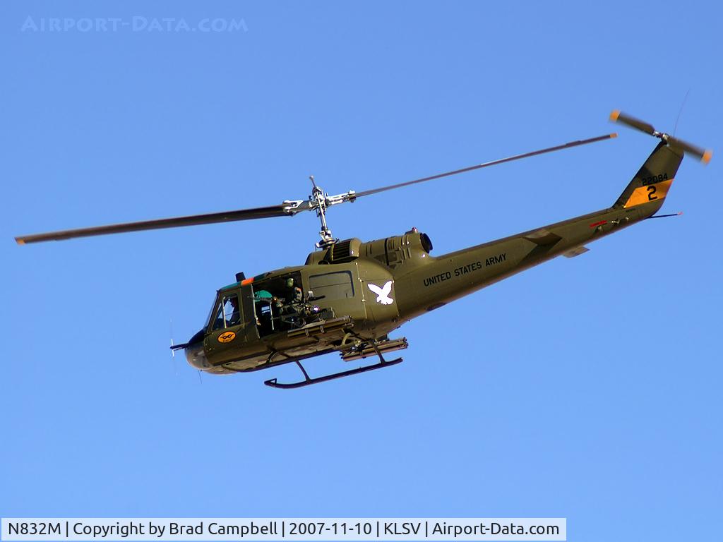N832M, 1963 Bell UH-1B Iroquois C/N 604, Whittier Aviation Museum Inc. - Whittier, California / 1963 Bell UH-1B Iroquois (204)