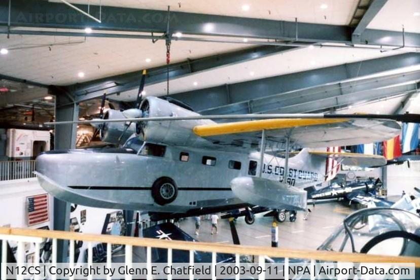 N12CS, 1940 Grumman G-21A Goose C/N 1085, JRF-3 V190.  Joe Baugher has V190/c/n 1085 having crashed April 1942.  Is this bird at the Naval Aviation Museum N12CS?
