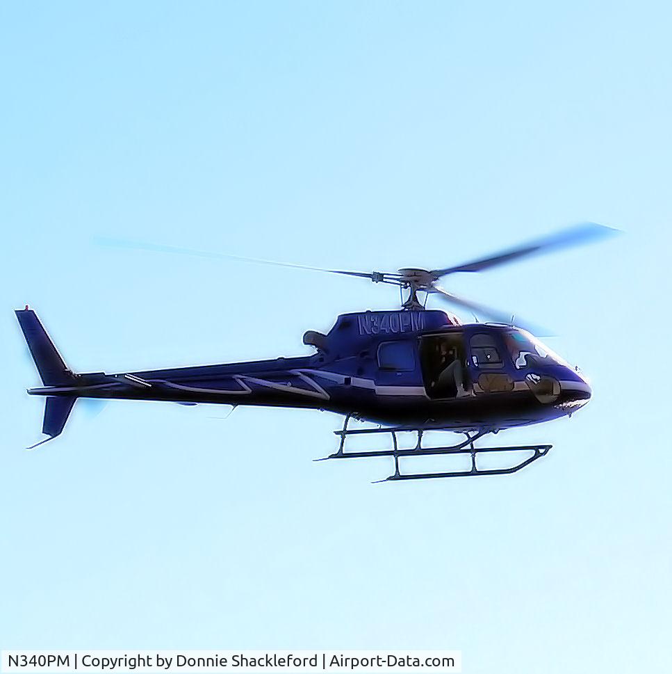 N340PM, 2004 Eurocopter AS-350B-2 Ecureuil Ecureuil C/N 3778, N340PM over the Pacific Coast Highwaynear Mugu Point