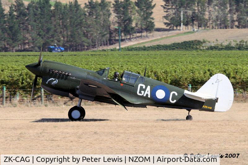 ZK-CAG, 1943 Curtiss P-40N Warhawk C/N 28492, The Kittyhawk Partnership, Auckland