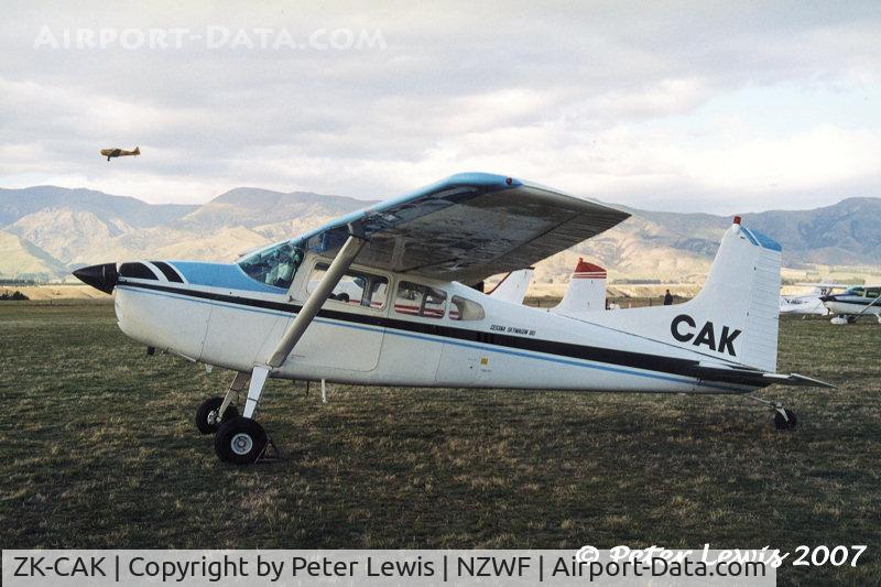 ZK-CAK, Cessna 185 Skywagon C/N 185-0017, Kaikora Deer Farm Ltd., Otane