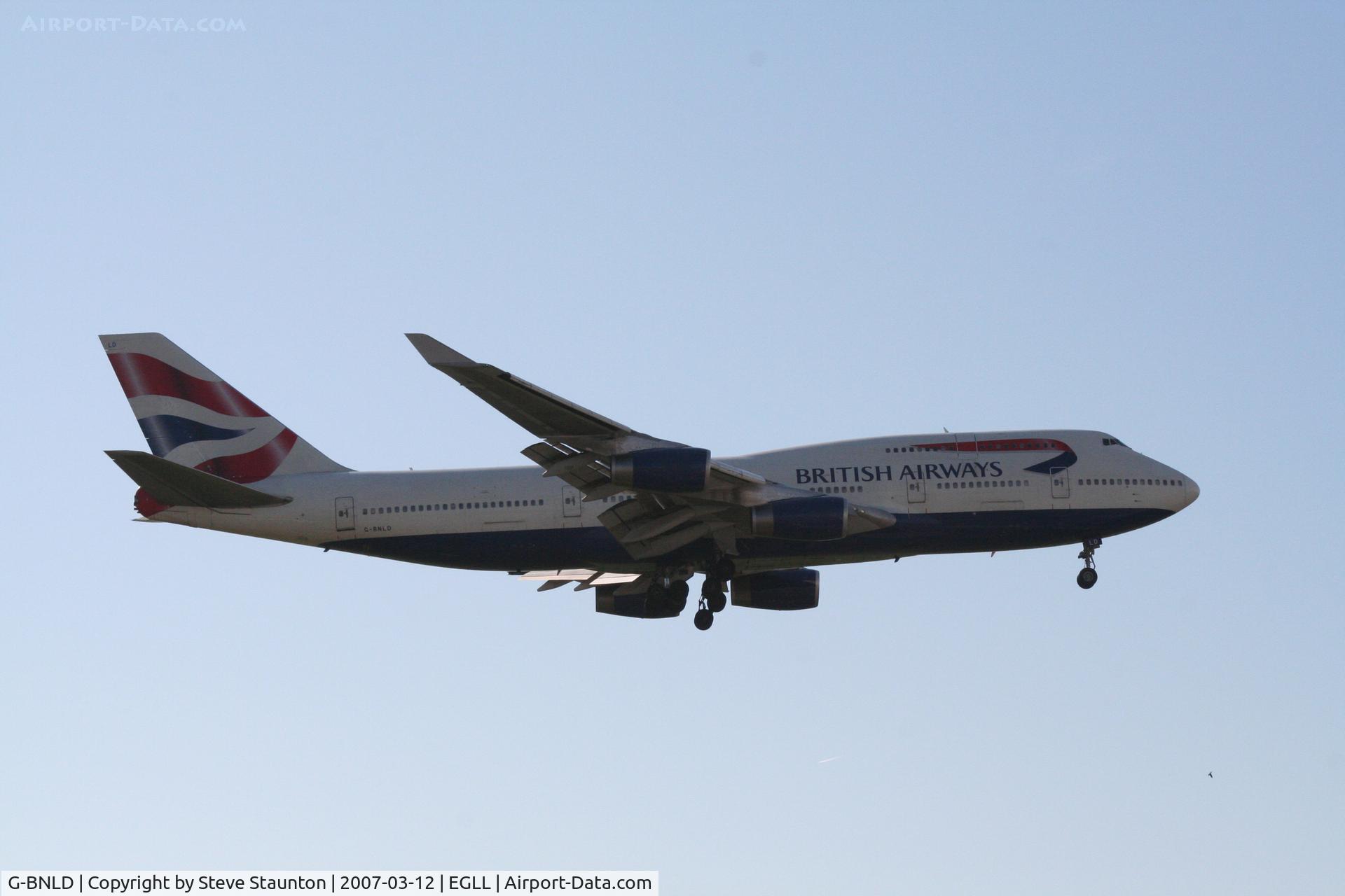 G-BNLD, 1989 Boeing 747-436 C/N 23911, Taken at Heathrow Airport March 2007