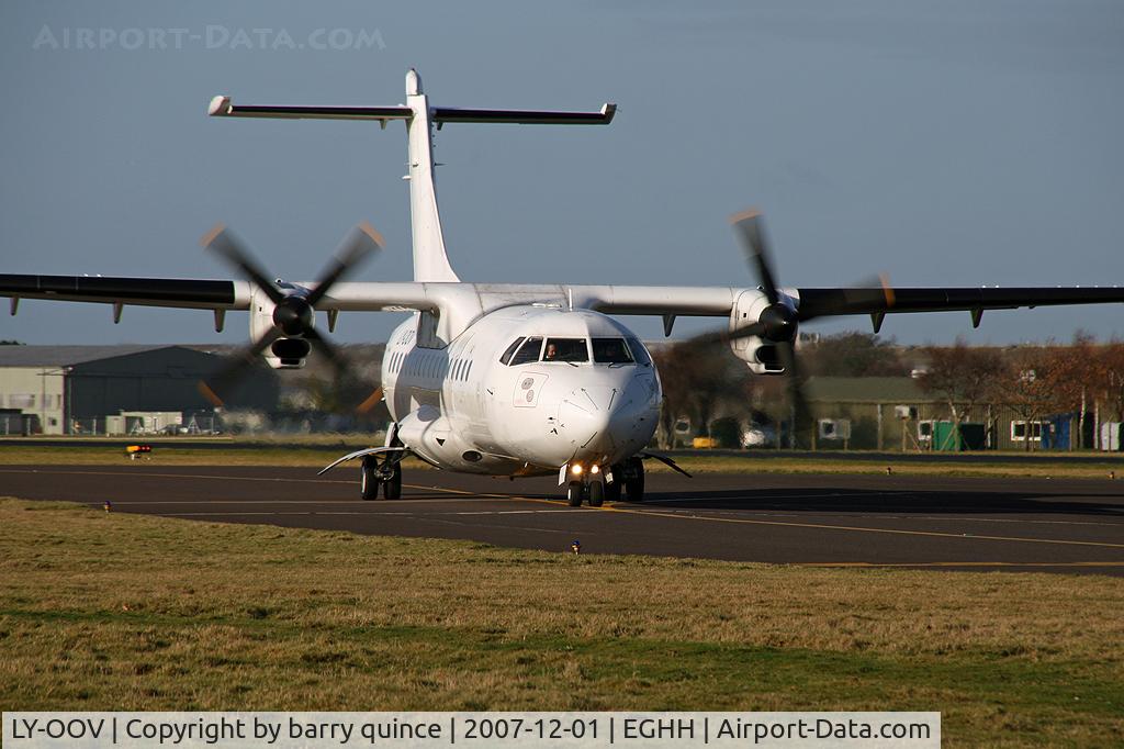 LY-OOV, 1985 ATR 42-312 C/N 005, ATR 42 DANU ORO TRANSPORTAS