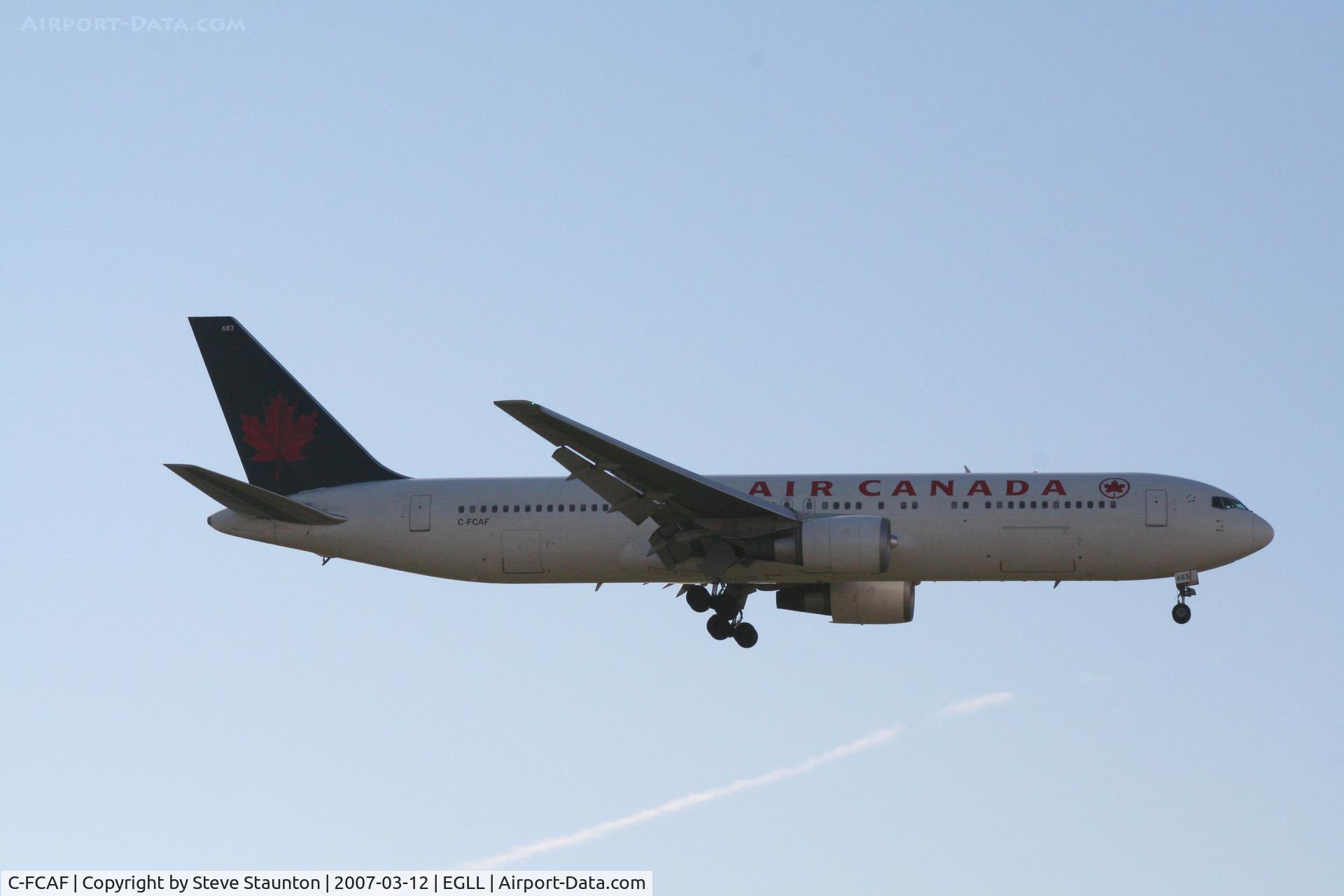 C-FCAF, 1988 Boeing 767-375 C/N 24084, Taken at Heathrow Airport March 2007