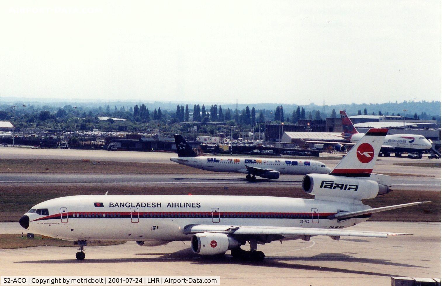 S2-ACO, 1978 McDonnell Douglas DC-10-30 C/N 46993, taken at London Heathrow.