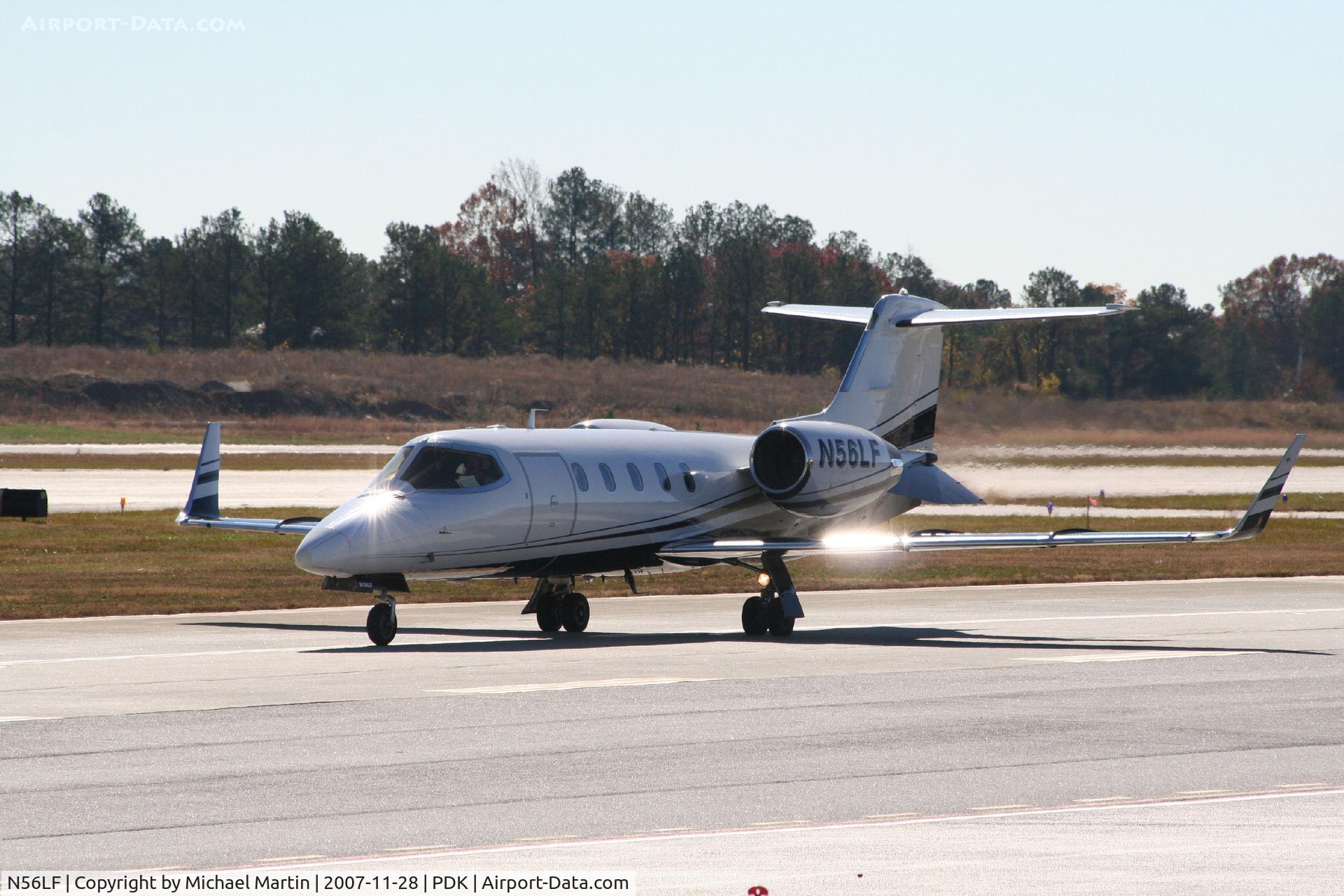 N56LF, 1992 Learjet Inc 31A C/N 056, WalMart visiting Atlanta