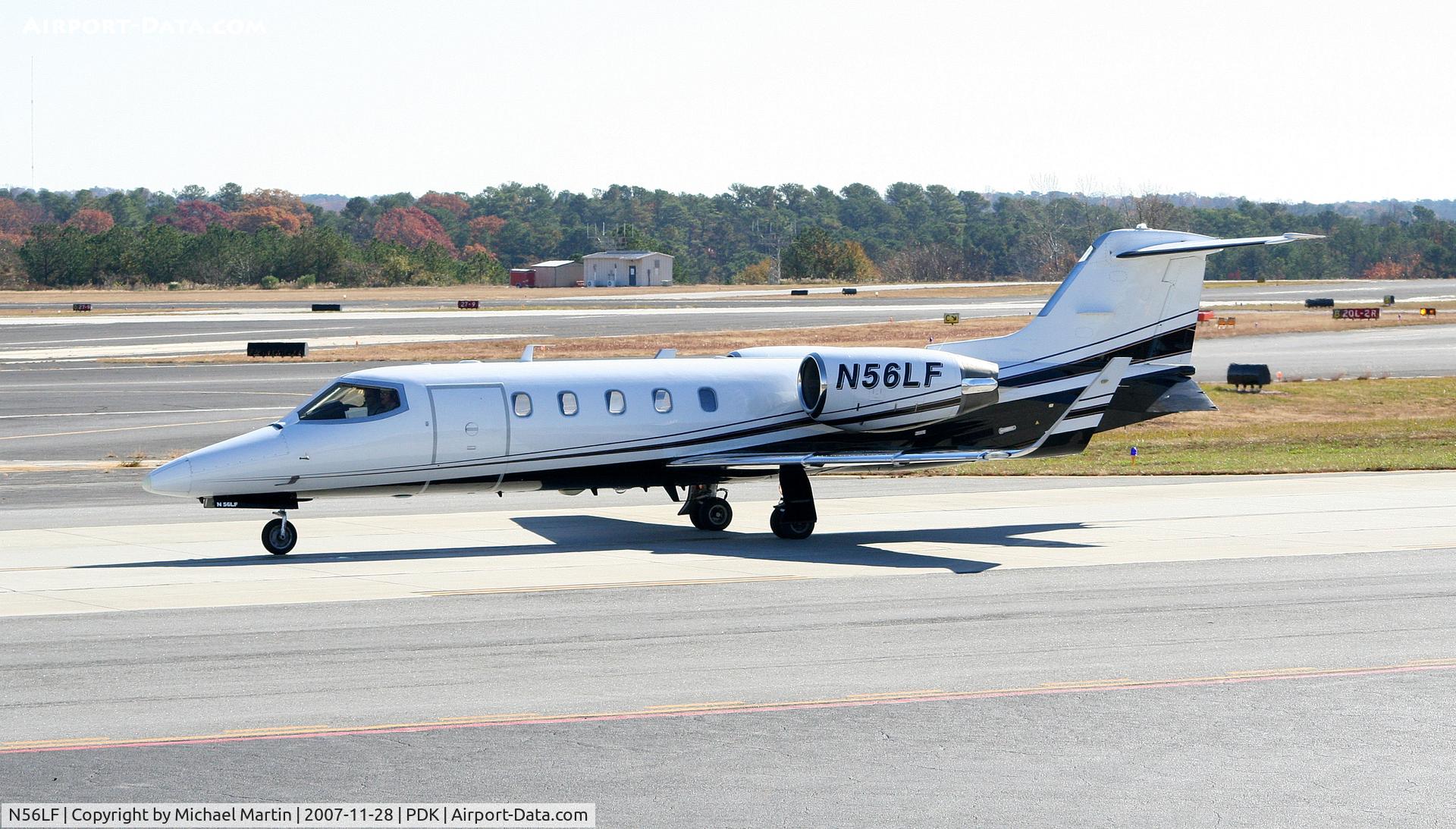 N56LF, 1992 Learjet Inc 31A C/N 056, Taxing to Epps Air Service