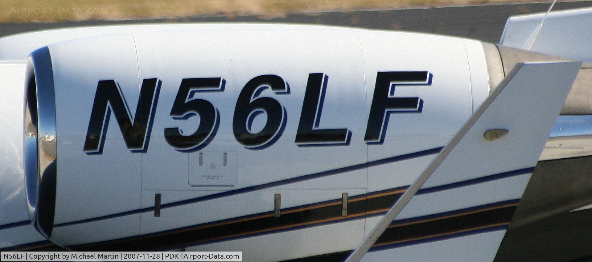 N56LF, 1992 Learjet Inc 31A C/N 056, Tail Numbers