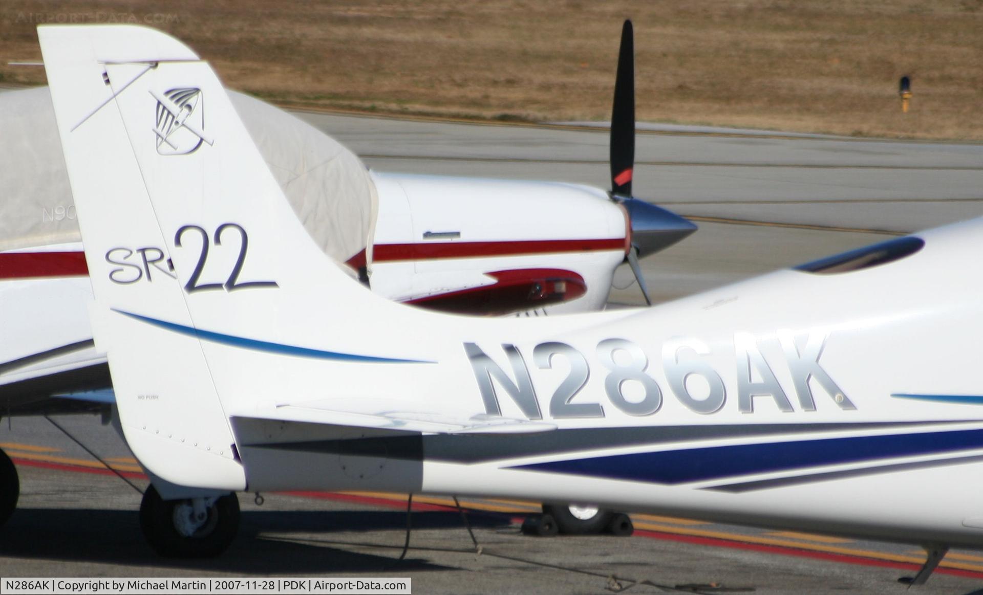 N286AK, 2002 Cirrus SR22 C/N 0303, Tail Numbers