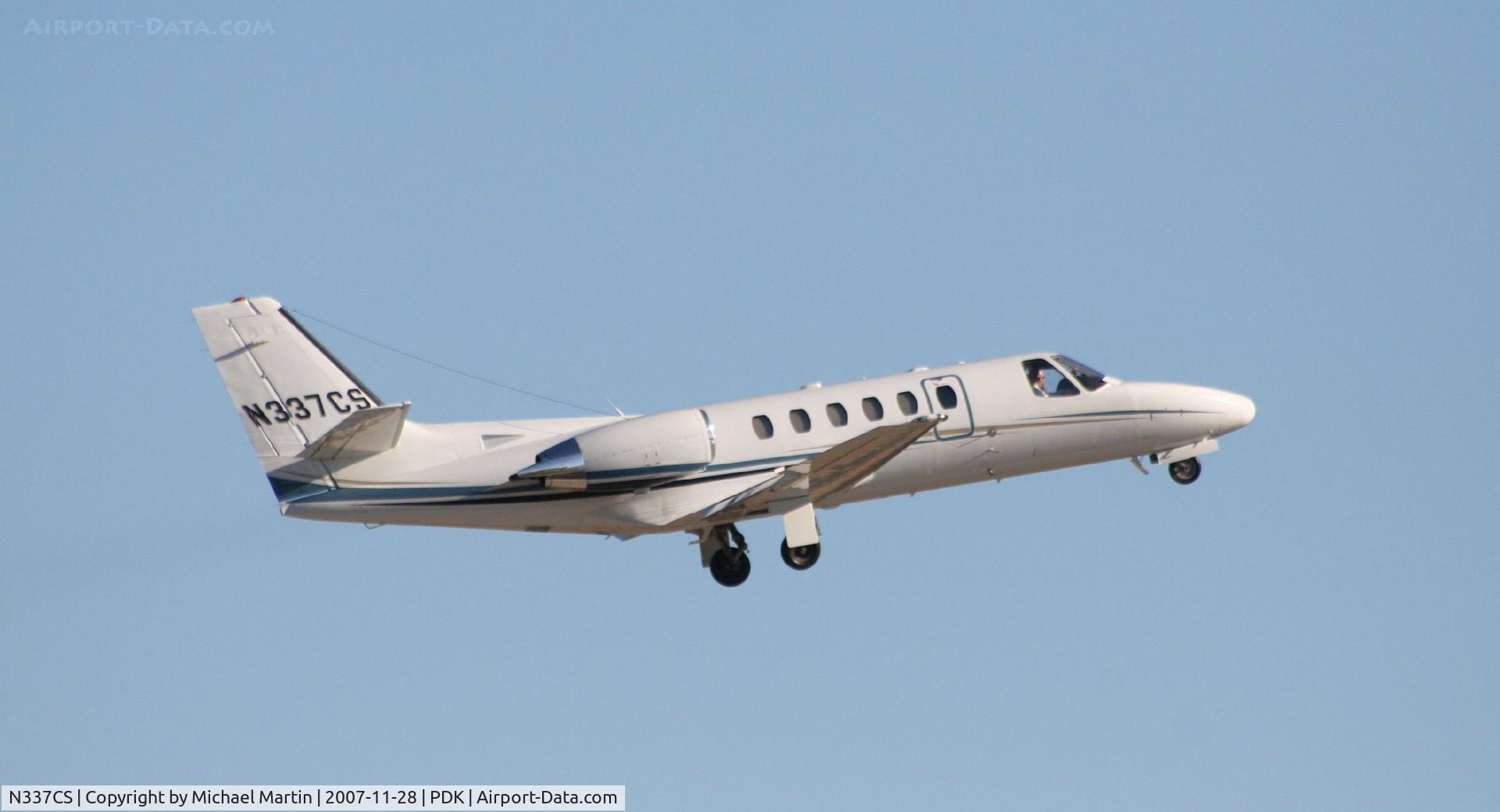 N337CS, 2004 Cessna 550 Citation Bravo C/N 550-1097, Departing Runway 20L