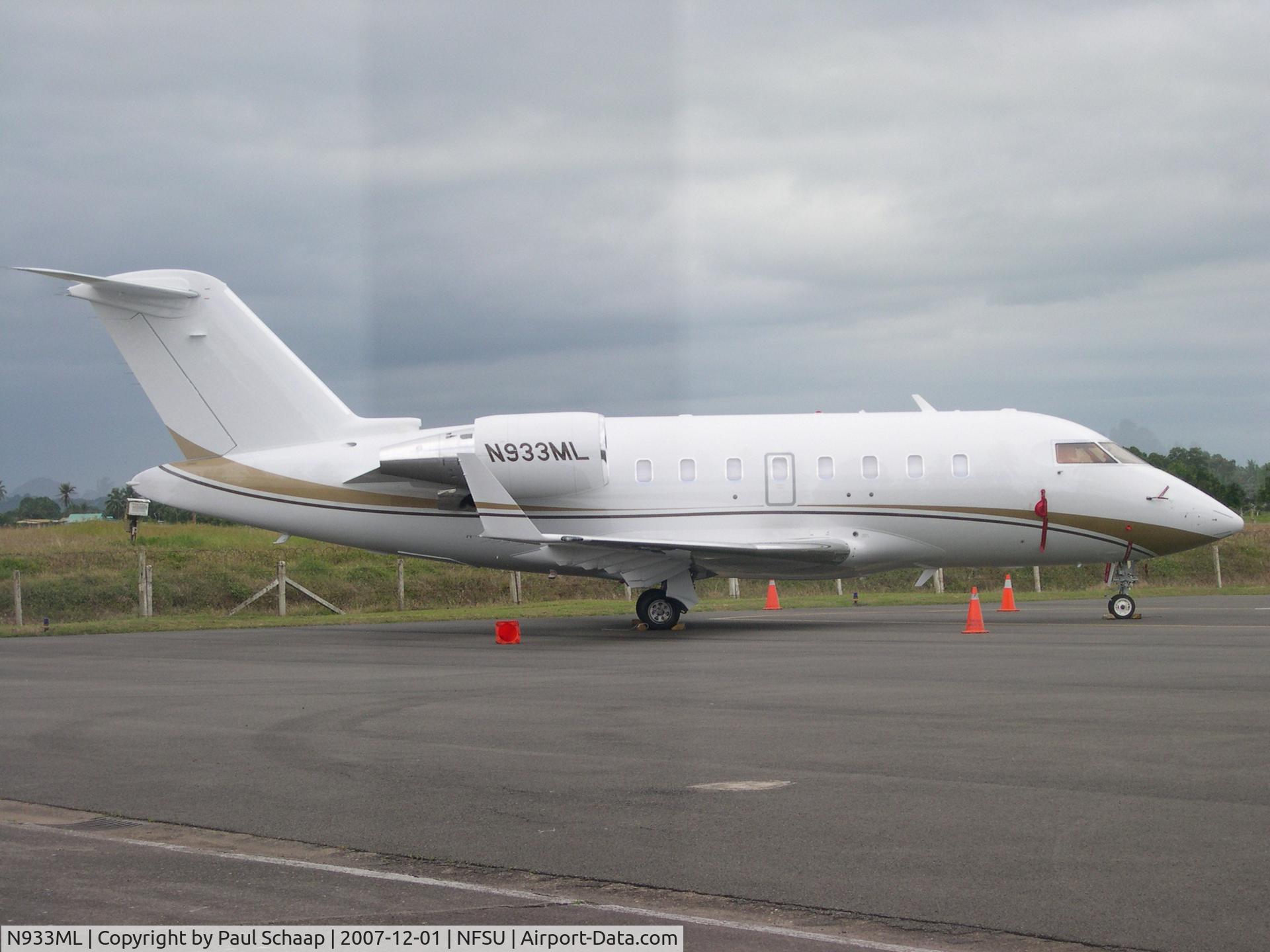N933ML, 2006 Bombardier Challenger 605 (CL-600-2B16) C/N 5705, Nausori Airport Suva