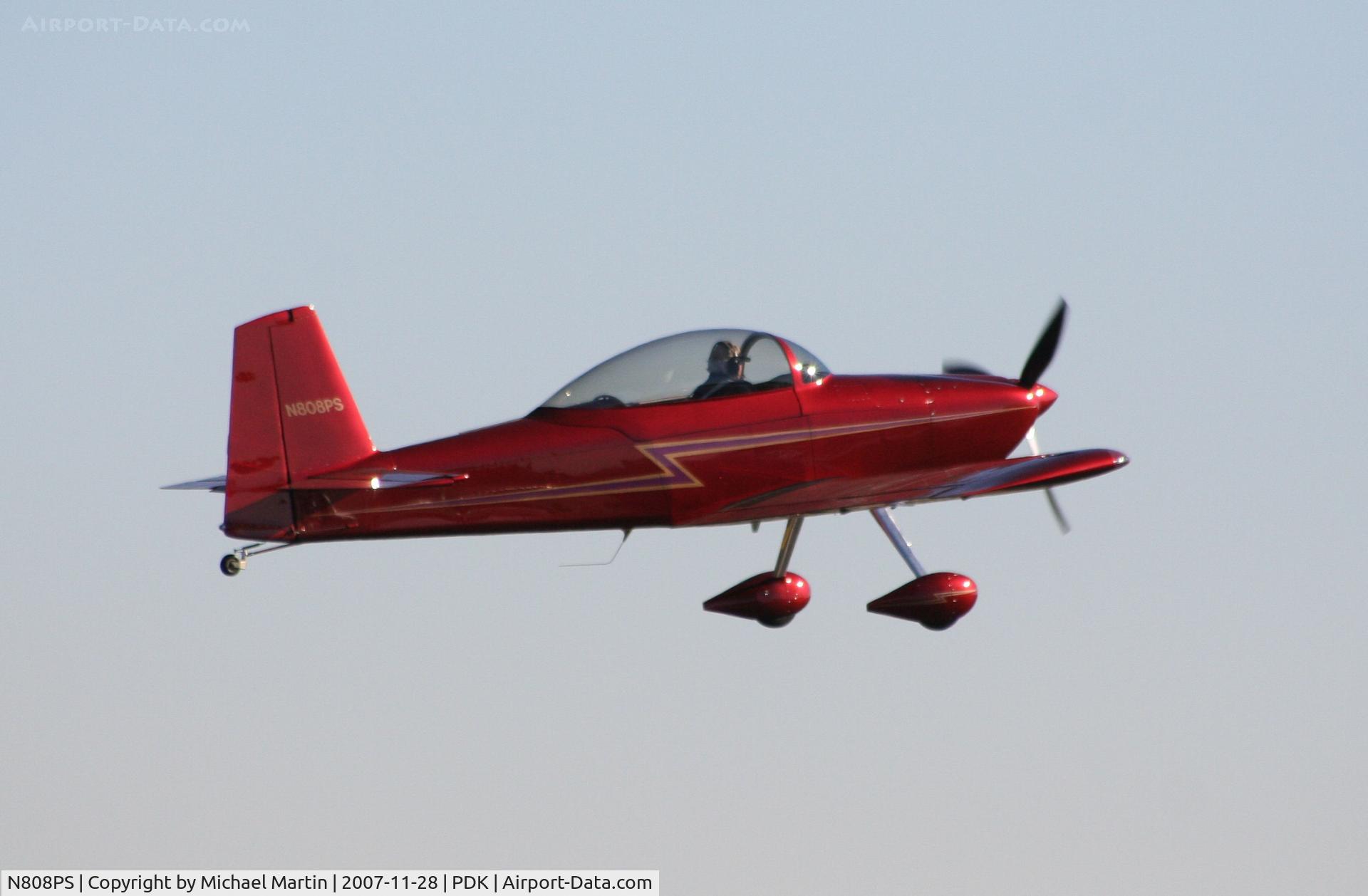 N808PS, 2004 Vans RV-8 C/N 80009, Departing PDK enroute to LZU