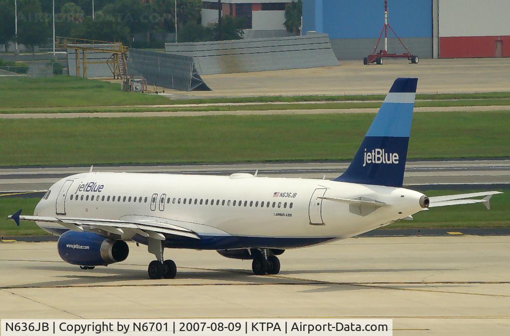 N636JB, 2006 Airbus A320-232 C/N 2755, TPA