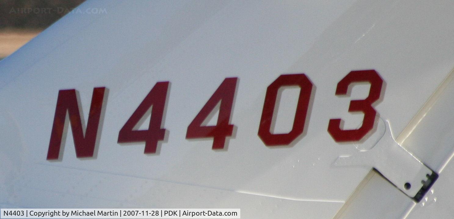 N4403, 2000 Raytheon Hawker 800XP C/N 258480, Tail Numbers