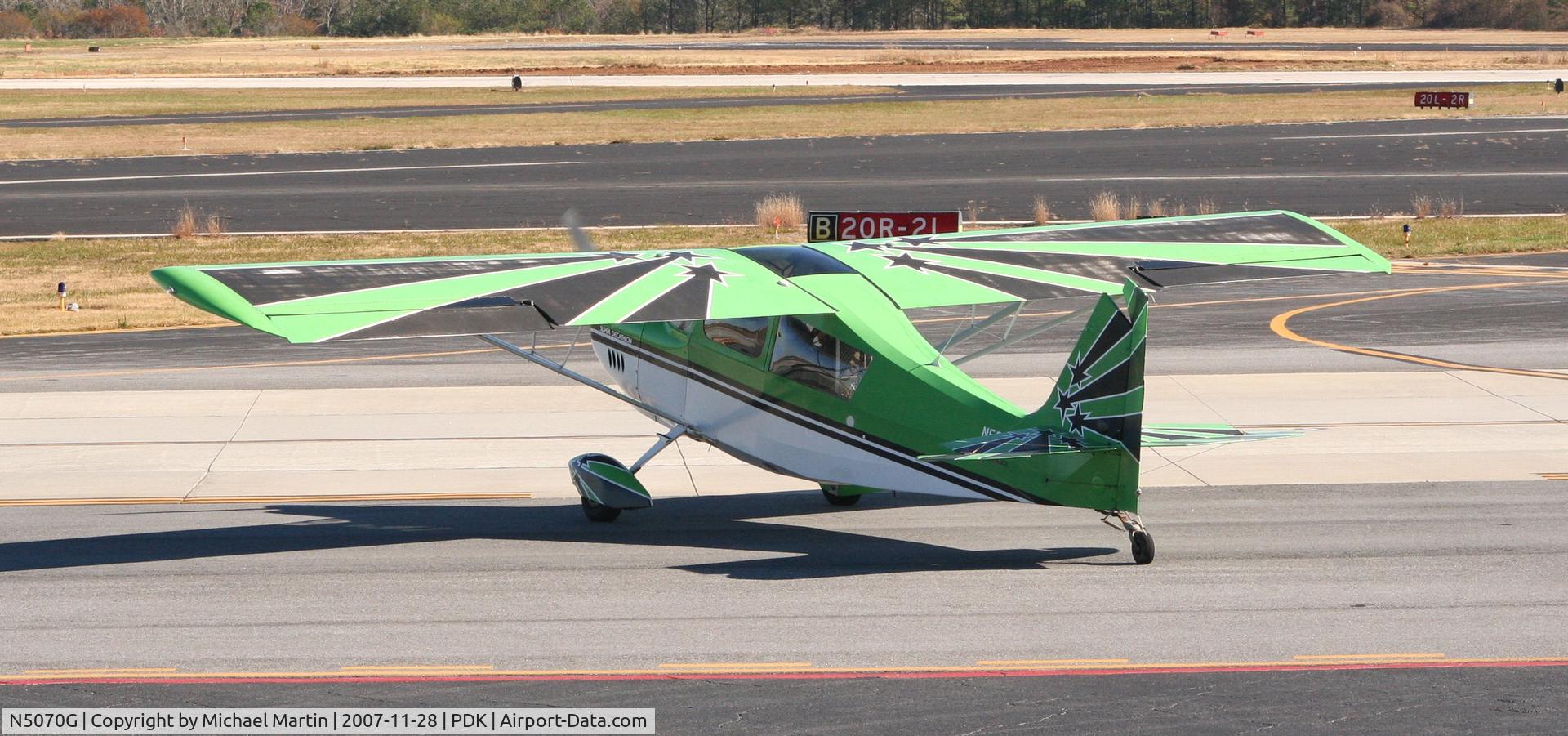 N5070G, 1980 Bellanca 8KCAB Super Decathlon C/N 640-80, Taxing to Run Up Area