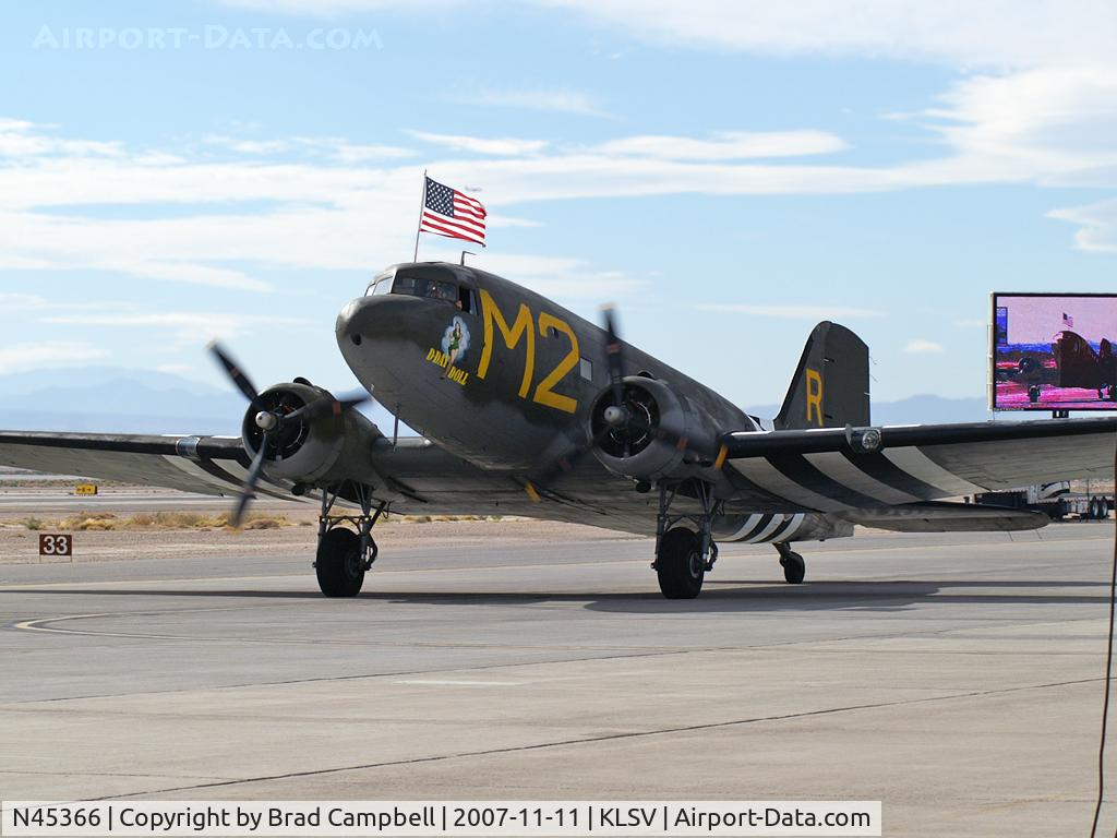 N45366, 1943 Douglas C-53D-DO Skytrooper (DC-3A) C/N 11757, American Airpower Heritage Flying Museum - Midland, Texas. 1943 Douglas C-53D Skytrooper (DC-3A-457)