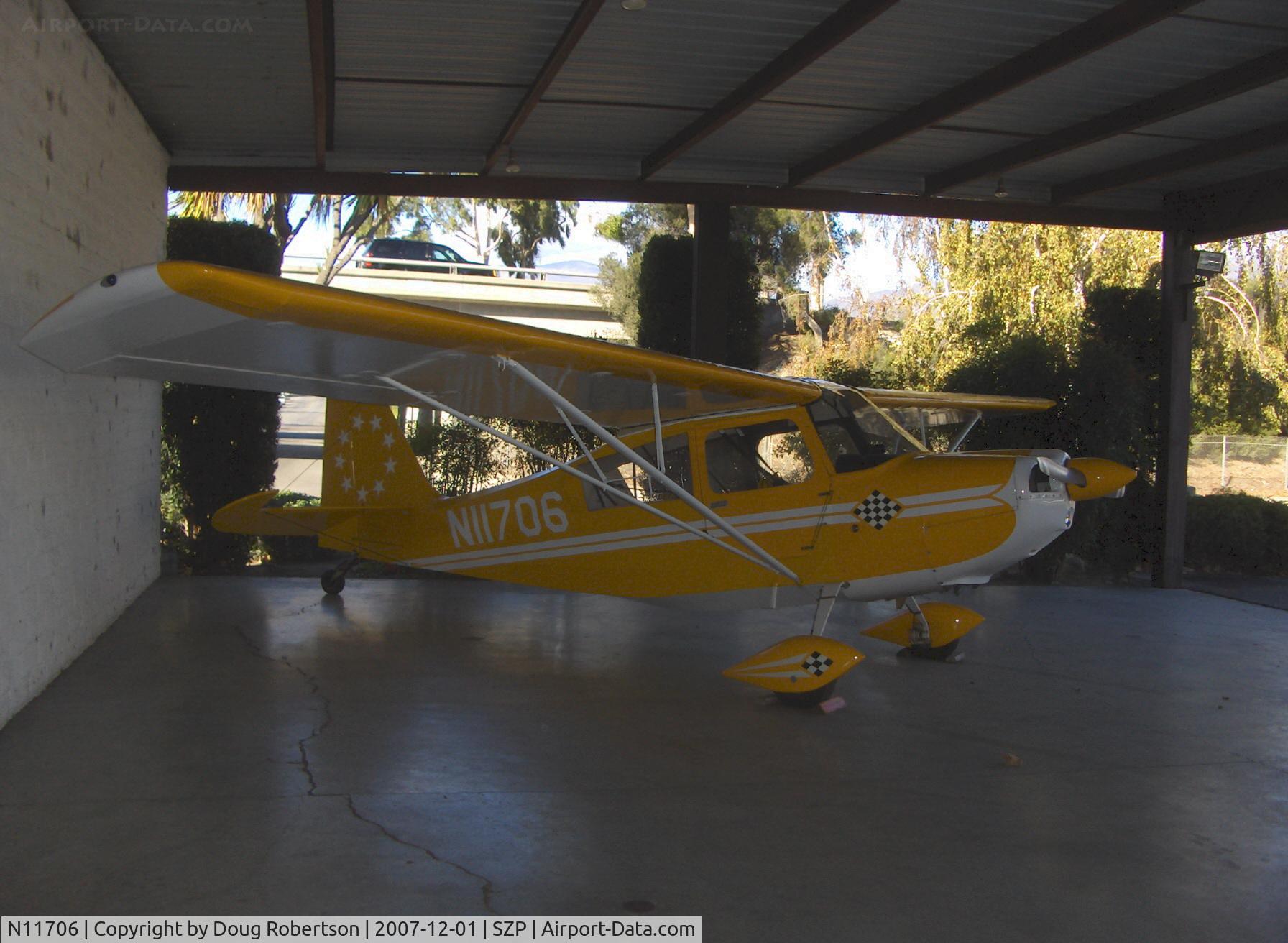N11706, 1972 Bellanca 7KCAB Citabria C/N 319-72, 1972 Bellanca 7KCAB CITABRIA, Lycoming IO-320-E2A 150 Hp, restricted class, agricultural and pest control