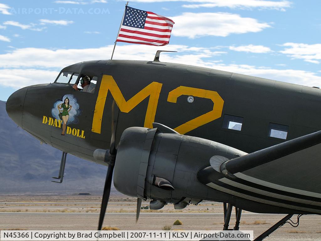 N45366, 1943 Douglas C-53D-DO Skytrooper (DC-3A) C/N 11757, American Airpower Heritage Flying Museum - Midland, Texas. 1943 Douglas C-53D Skytrooper (DC-3A-457)