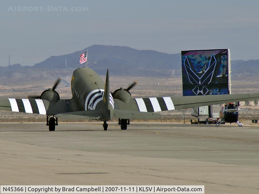 N45366, 1943 Douglas C-53D-DO Skytrooper (DC-3A) C/N 11757, American Airpower Heritage Flying Museum - Midland, Texas. 1943 Douglas C-53D Skytrooper (DC-3A-457)