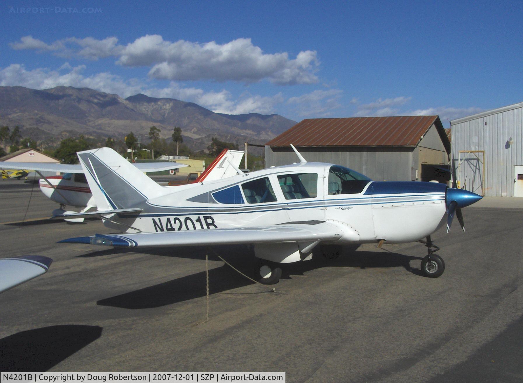 N4201B, 1975 Bellanca 17-30A Viking C/N 75-30775, 1975 Bellanca 17-30A SUPER VIKING, Continental IO-520-K 300 Hp